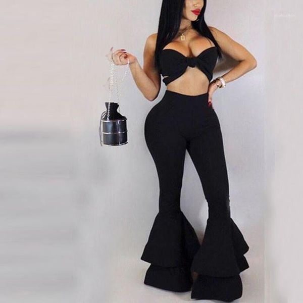 women's pants & capris women's ruffle fashionable high waist woman black skining flared slim elegant beauty for female1, Black;white
women's pants & capris women's ruffle fashionable high waist woman black skining flared slim elegant beauty for female1, Black;white