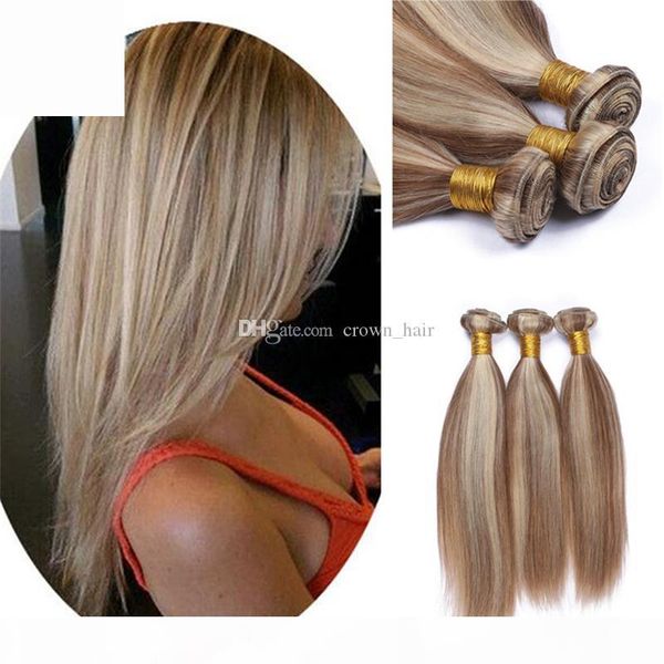 light ash brown ombre brazilian virgin hair extensions silky straight 3pcs #8 613 mix piano color 100% human hair weave 3 bundles, Black
light ash brown ombre brazilian virgin hair extensions silky straight 3pcs #8 613 mix piano color 100% human hair weave 3 bundles, Black