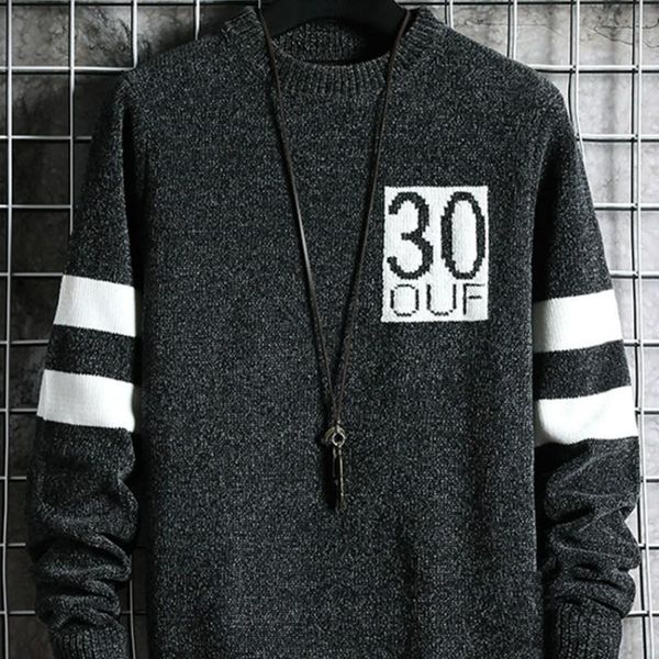 men's sweaters japanese fashion man crewneck casual loose pullover winter oversized pull hiver clothing db60my, White;black
men's sweaters japanese fashion man crewneck casual loose pullover winter oversized pull hiver clothing db60my, White;black