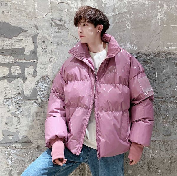 stand collar cotton padded bubble jacket for men winter thick warm coat jacke khaki purple green black silver blue coat
stand collar cotton padded bubble jacket for men winter thick warm coat jacke khaki purple green black silver blue coat