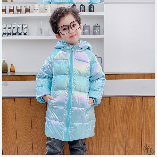 2020 new colorful bright face down jacket boys and girls children's short thick winter medium long coat, Blue;gray
2020 new colorful bright face down jacket boys and girls children's short thick winter medium long coat, Blue;gray