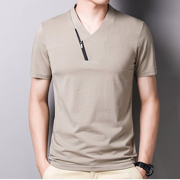 casual short sleeve t shirt men zipper tshirt summer men's clothing special solid t-shirt streetwear 100% cotton shirts kg-183, White;black
casual short sleeve t shirt men zipper tshirt summer men's clothing special solid t-shirt streetwear 100% cotton shirts kg-183, White;black