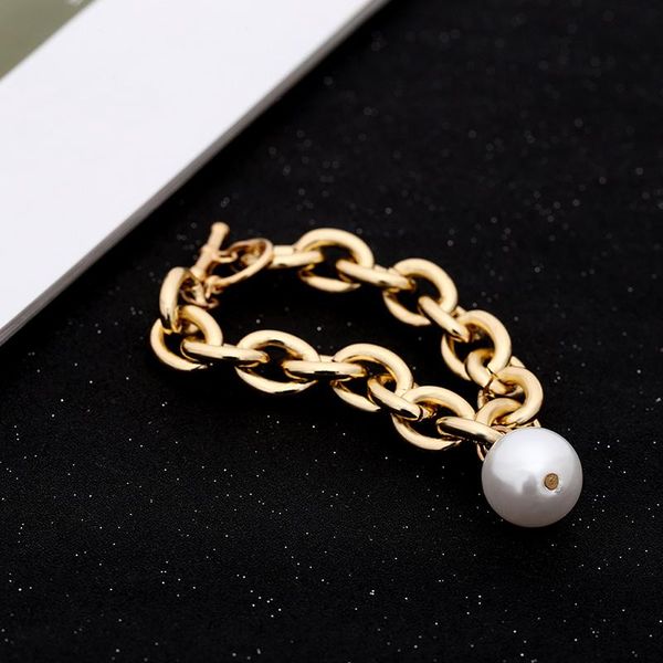 charm bracelets punk imitation pearl pendant bracelet bangle women wedding accessories heavy thick chain bohemian steampunk, Golden;silver
charm bracelets punk imitation pearl pendant bracelet bangle women wedding accessories heavy thick chain bohemian steampunk, Golden;silver