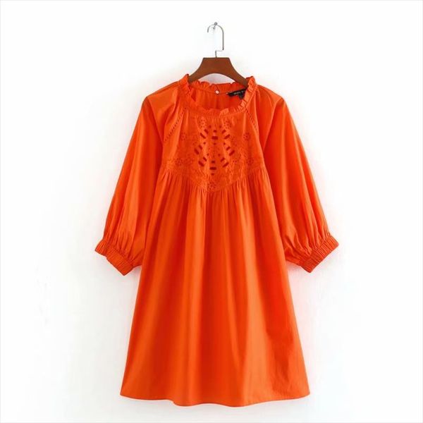 new 2020 women agaric lace hollow out embroidery casual mini dress ladies three quarter sleeve vestido chic brand dresses ds3662, Black;gray
new 2020 women agaric lace hollow out embroidery casual mini dress ladies three quarter sleeve vestido chic brand dresses ds3662, Black;gray