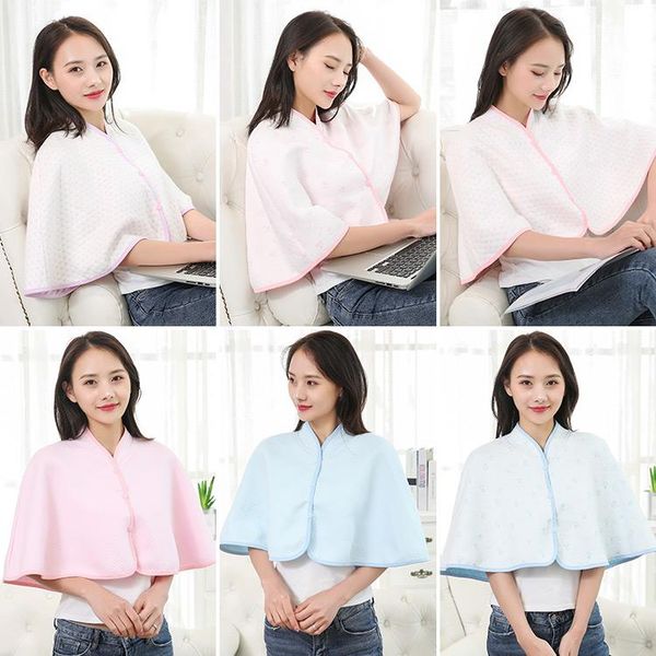 autumn and winter shoulder pads to keep warm sleeping women's shoulder and neck clothes thickened cold-proof shawl home use, Blue;gray
autumn and winter shoulder pads to keep warm sleeping women's shoulder and neck clothes thickened cold-proof shawl home use, Blue;gray