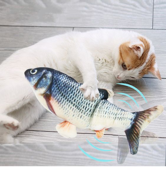 30cm dog cat toys for indoor cats electric simulation fish pet toy beat automatic funny cat pet supplies accompany cat
30cm dog cat toys for indoor cats electric simulation fish pet toy beat automatic funny cat pet supplies accompany cat