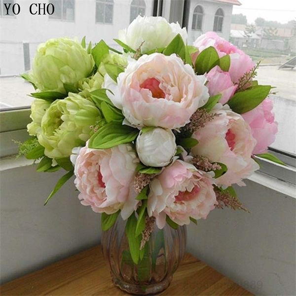 new design autumn decor home wedding decoration mariage rose diy 7 flower heads bouquet fake peony artificial flowers plants
new design autumn decor home wedding decoration mariage rose diy 7 flower heads bouquet fake peony artificial flowers plants