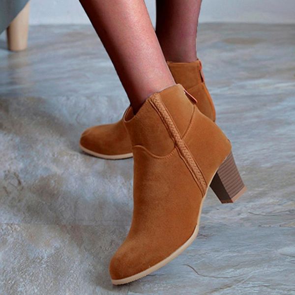 sagace high heel ankle booties party casual slip on ankle boots shoes classicsladies casual vintage square high heel boots, Black
sagace high heel ankle booties party casual slip on ankle boots shoes classicsladies casual vintage square high heel boots, Black