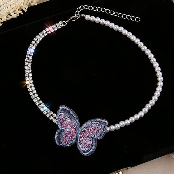 chokers vintage pearl butterfly pendant necklace for women animal cute fashion simple wild choker jewelry gifts, Golden;silver
chokers vintage pearl butterfly pendant necklace for women animal cute fashion simple wild choker jewelry gifts, Golden;silver