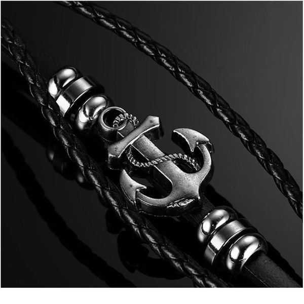 new retro style leather bracelet men anchor bracelet gifts for men jewelry n jllrpv 
new retro style leather bracelet men anchor bracelet gifts for men jewelry n jllrpv