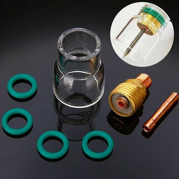 weld 7pcs/set tig welding torch stubby gas lens #12 glass cup kit for wp-17/18/26 accessory
weld 7pcs/set tig welding torch stubby gas lens #12 glass cup kit for wp-17/18/26 accessory