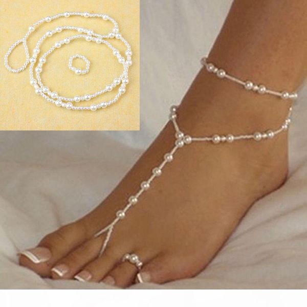 fashion wedding foot chain jewelry anklet chains women beach imitation pearl barefoot sandals foot jewelry crystal sandals kka6154, Red;blue
fashion wedding foot chain jewelry anklet chains women beach imitation pearl barefoot sandals foot jewelry crystal sandals kka6154, Red;blue
