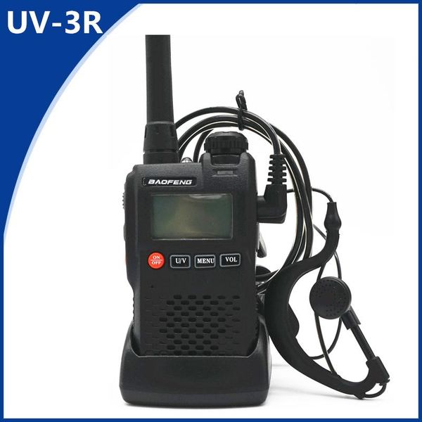 

walkie talkie baofeng uv-3r 136-174/ 400-470mhz portable cb radio uv 3r plus mini dual band lcd ham fm transceiver