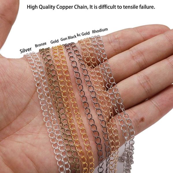 5m/lot 2.5 2.8 3.6 4.8 mm long open link ring extended extension necklace chains tail extender chain for jewelry making supplies sqcjgm
5m/lot 2.5 2.8 3.6 4.8 mm long open link ring extended extension necklace chains tail extender chain for jewelry making supplies sqcjgm