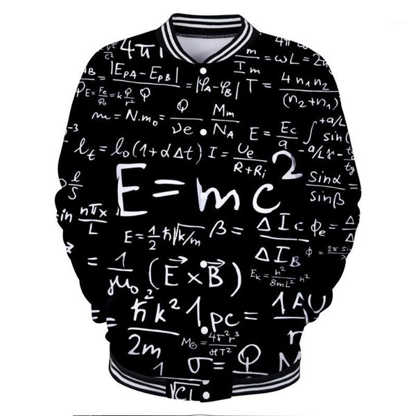 e=mc 2 jackets spring autumn 3d print casual funny long jacket coats college style uniform baseball jacket e=mc 21, Black;brown
e=mc 2 jackets spring autumn 3d print casual funny long jacket coats college style uniform baseball jacket e=mc 21, Black;brown