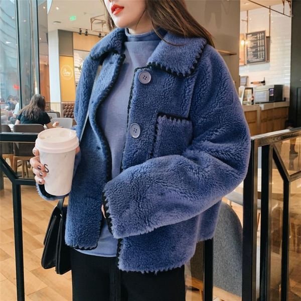 tcyeek real fur coat female autumn winter clothes 2019 korean vintage short sheep shearing jacket women 100% wool 10311641, Black
tcyeek real fur coat female autumn winter clothes 2019 korean vintage short sheep shearing jacket women 100% wool 10311641, Black