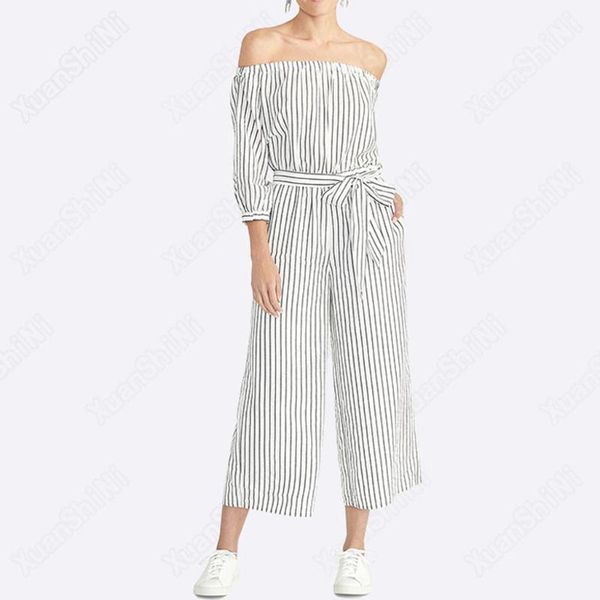 chamsgend women ladies off shoulder striped bandage half sleeve casual jumpsuit rompers womens jumpsuit overalls c304301, Black;white
chamsgend women ladies off shoulder striped bandage half sleeve casual jumpsuit rompers womens jumpsuit overalls c304301, Black;white