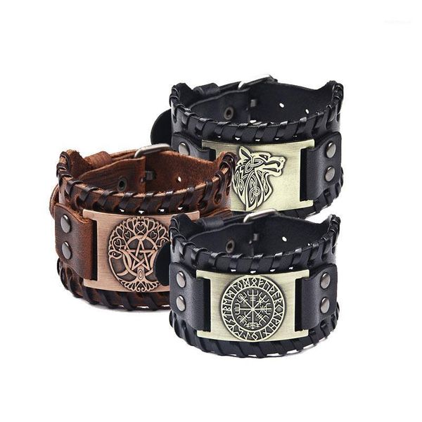sg charm wide leather bracelet men punk braided rope alloy male bangle jewelry accessories gift1, Black
sg charm wide leather bracelet men punk braided rope alloy male bangle jewelry accessories gift1, Black
