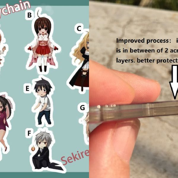 factoryuzjqsekirei factoryrdxzkeychain strap sukubi kazehana keyring acrylic anime double sided 6cmjksm, Silver 
factoryuzjqsekirei factoryrdxzkeychain strap sukubi kazehana keyring acrylic anime double sided 6cmjksm, Silver