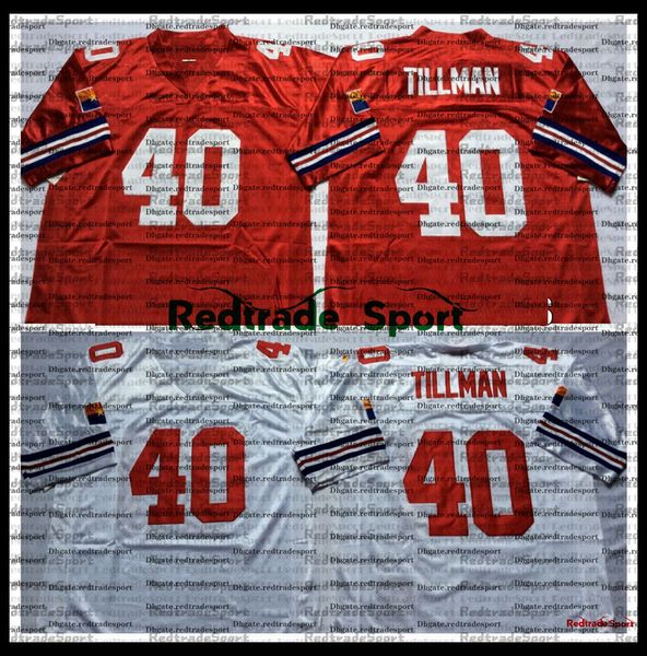 vintage mens 40 patrick tillman football jerseys home red white 40 tillman stitched shirts embroidery red m-xxxl ac1, Black;red
vintage mens 40 patrick tillman football jerseys home red white 40 tillman stitched shirts embroidery red m-xxxl ac1, Black;red