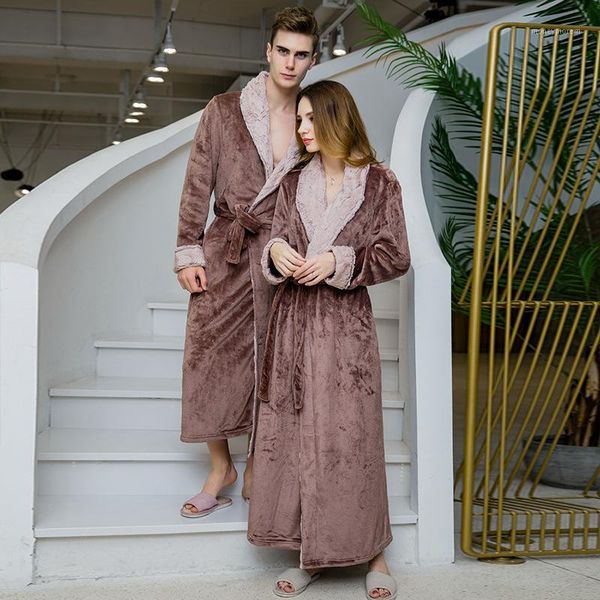 women's sleepwear flannel nightgown women winter men's coral fleece couple bathrobe autumn and plus velvet thickening1, Black;red
women's sleepwear flannel nightgown women winter men's coral fleece couple bathrobe autumn and plus velvet thickening1, Black;red