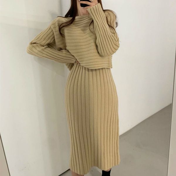 2021 new women's mesh assemblies solid to the neck long pit pattern pullover cleavage in v without sleeves mid-calf knit bundle dress 1, Gray
2021 new women's mesh assemblies solid to the neck long pit pattern pullover cleavage in v without sleeves mid-calf knit bundle dress 1, Gray