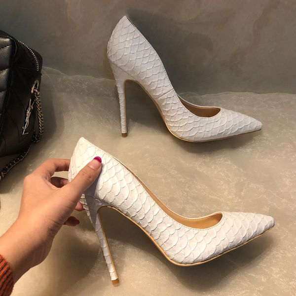 mode 2020 freight new white python snake leather poined toe stiletto high heels alta-salto sapato shoes in dress d5z2, Black
mode 2020 freight new white python snake leather poined toe stiletto high heels alta-salto sapato shoes in dress d5z2, Black