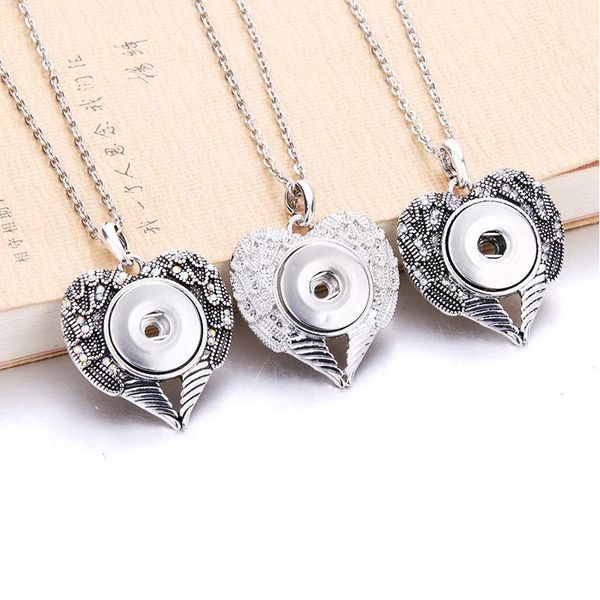 2019 new snap jewelry crystal flower heart pendant snap necklace fit 18mm snap button necklace women pendant necklace wi bbynhx, Silver
2019 new snap jewelry crystal flower heart pendant snap necklace fit 18mm snap button necklace women pendant necklace wi bbynhx, Silver