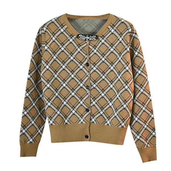 runway luxury rhinestone knitted wool sweater women clothes 20 autumn winter new single-breasted plaid cardigans christmas, White
runway luxury rhinestone knitted wool sweater women clothes 20 autumn winter new single-breasted plaid cardigans christmas, White