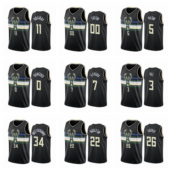 milwaukee bucks nen jrue holiday 2020-21 d.j. wilson george hill black statement nba basketball jersey
milwaukee bucks nen jrue holiday 2020-21 d.j. wilson george hill black statement nba basketball jersey