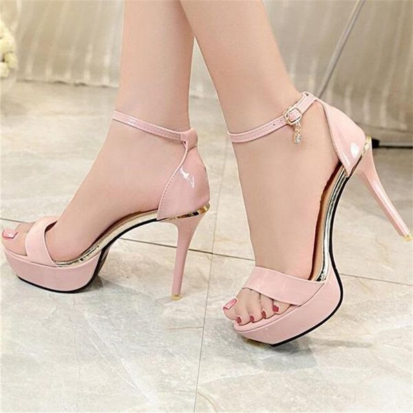 dress shoes super 11cm thin heels women pumps 2021 summer ankle strap platform sandals ladies peep toe high party, Black
dress shoes super 11cm thin heels women pumps 2021 summer ankle strap platform sandals ladies peep toe high party, Black