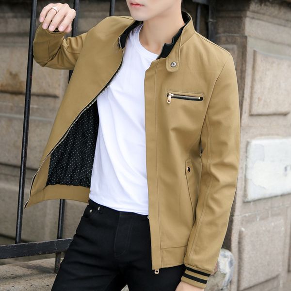 autumn winter jacket, young and middle-aged standing collar wash shirt, korean fashion casual short men's jacket, Black;brown
autumn winter jacket, young and middle-aged standing collar wash shirt, korean fashion casual short men's jacket, Black;brown