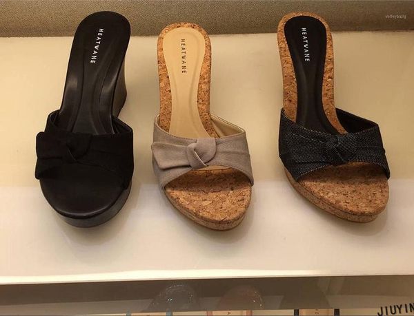 2020 fashion slippers women summer shoes high heel9.5cm flock platform sandals ladies wedges sandals flip flops female shoes1, Black
2020 fashion slippers women summer shoes high heel9.5cm flock platform sandals ladies wedges sandals flip flops female shoes1, Black