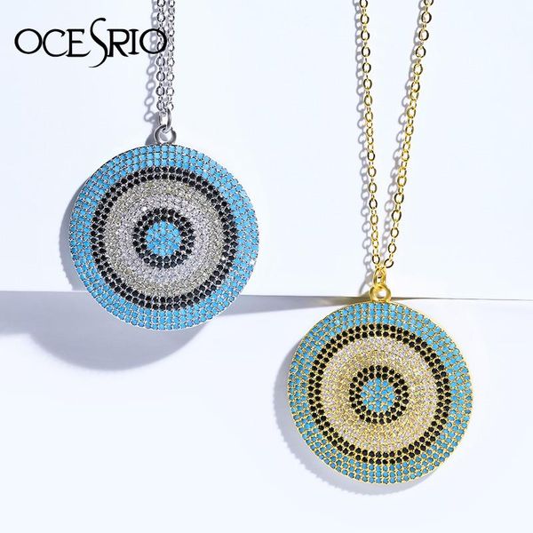 pendant necklaces ocerio zirconia turkish blue evil eye necklace for women cz gold crystal big jewelry lucky charms nke-p10, Silver
pendant necklaces ocerio zirconia turkish blue evil eye necklace for women cz gold crystal big jewelry lucky charms nke-p10, Silver