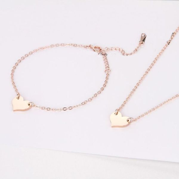 pendant necklaces sanlan stainless steel rose color small heart necklace dainty girlfriend gift mother, Silver
pendant necklaces sanlan stainless steel rose color small heart necklace dainty girlfriend gift mother, Silver