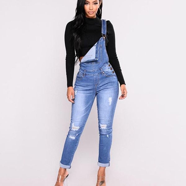 women hole pencil pants new belt jeans spring autumn pants women sling1, Blue 
women hole pencil pants new belt jeans spring autumn pants women sling1, Blue