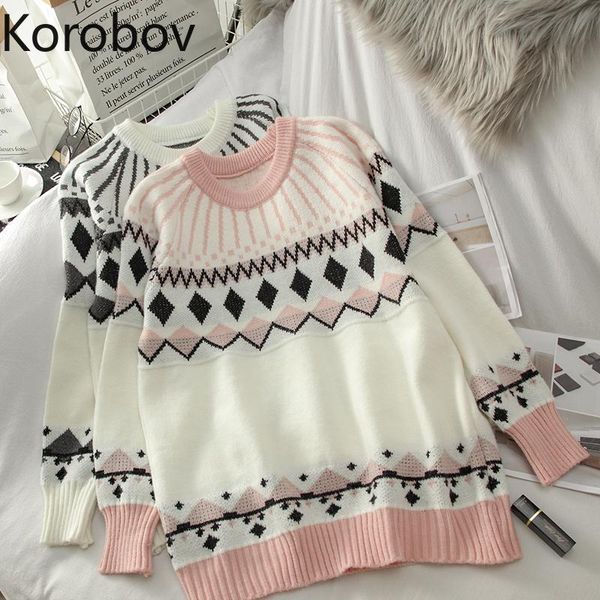 women's sweaters korobov korean preppy style women vintage long sleeve o neck hit color patchwork sueter mujer sweet jumper femme, White;black
women's sweaters korobov korean preppy style women vintage long sleeve o neck hit color patchwork sueter mujer sweet jumper femme, White;black