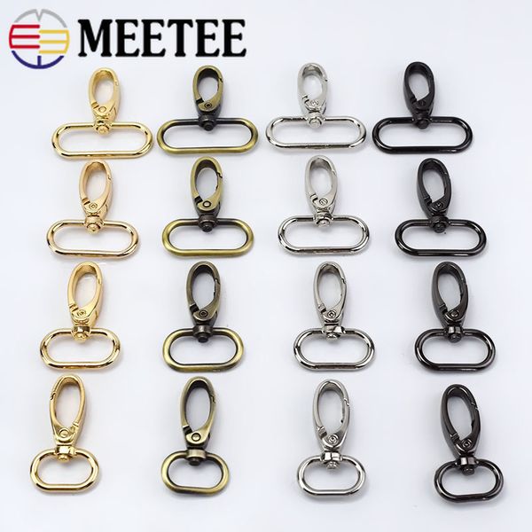 4/10pcs meetee 20/26/32/38mm metal bags strap buckles lobster clasp collar carabiner snap hook diy keychain bag part accessories, Silver
4/10pcs meetee 20/26/32/38mm metal bags strap buckles lobster clasp collar carabiner snap hook diy keychain bag part accessories, Silver