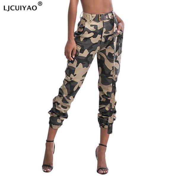 women's pants & capris ljcuiyao camouflage joggers women sweatpants camo high-rise ankle pants femme loose female waist belts pocket le, Black;white
women's pants & capris ljcuiyao camouflage joggers women sweatpants camo high-rise ankle pants femme loose female waist belts pocket le, Black;white
