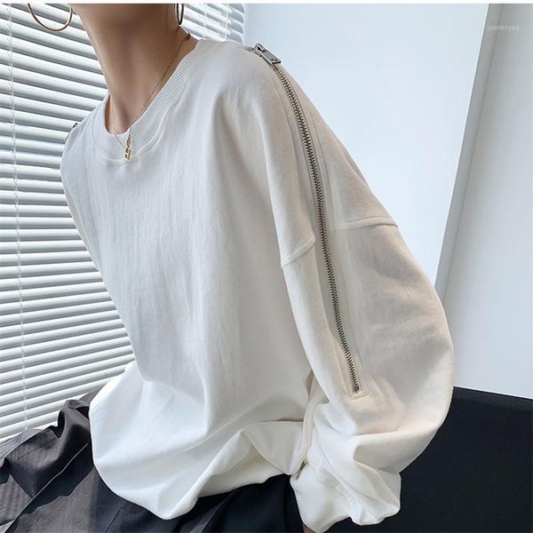 zipper autumn hoodies sweatshirts women o-neck long sleeve loose vintage harajuku korean designer pullovers streetwear 2020 x7191, Black
zipper autumn hoodies sweatshirts women o-neck long sleeve loose vintage harajuku korean designer pullovers streetwear 2020 x7191, Black