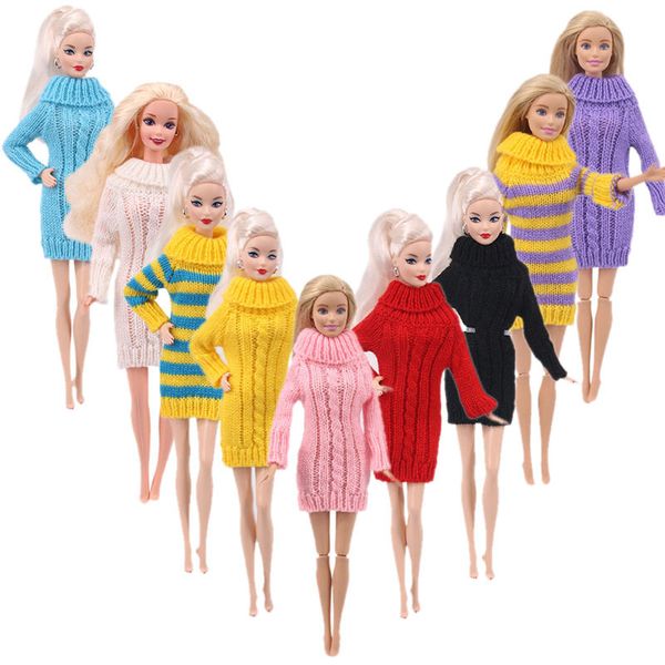 handmade multicolor mini knitted sweater fur coat doll accessories dress casual wear clothes for barbie doll kids girl toy
handmade multicolor mini knitted sweater fur coat doll accessories dress casual wear clothes for barbie doll kids girl toy