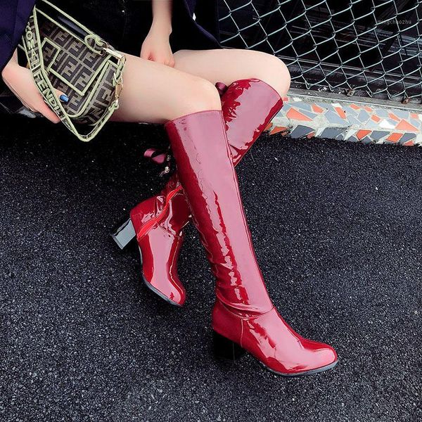 boots fashion knee high women's winter thick heels long round slip on spring autumn shoes woman black white1
boots fashion knee high women's winter thick heels long round slip on spring autumn shoes woman black white1