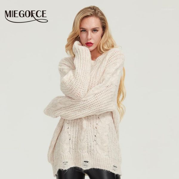 miegofce 2019 hollow out plus dimensionless v-neck pullover solid color loose lantern sleeve autumn knitted sweaters female1, White;black
miegofce 2019 hollow out plus dimensionless v-neck pullover solid color loose lantern sleeve autumn knitted sweaters female1, White;black