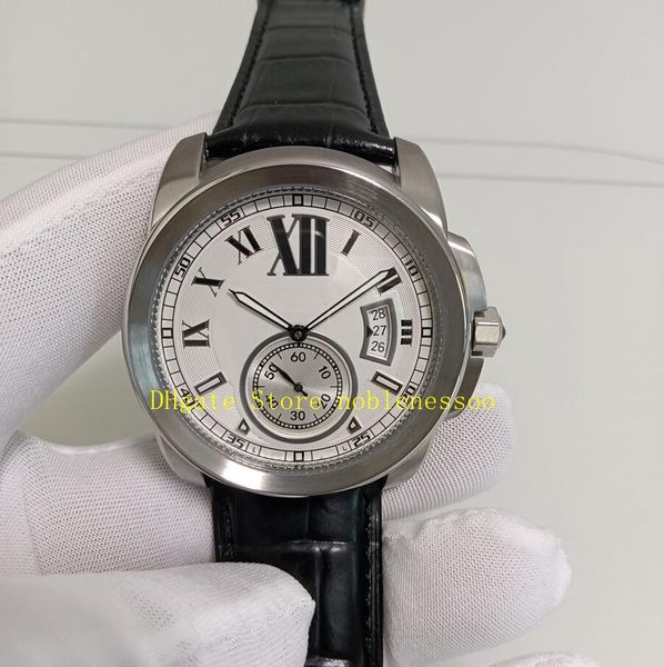 real p original box men's watch mens steel silver dial 42mm date automatic 7100037 leather strap asia movement mechanical sport watches, Slivery;brown
real p original box men's watch mens steel silver dial 42mm date automatic 7100037 leather strap asia movement mechanical sport watches, Slivery;brown