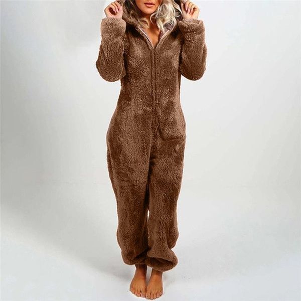 women's jumpsuits & rompers winter pajamas women fleece plush romper long sleeve hooded high neck warm home nightwear cute for women1, Black;white
women's jumpsuits & rompers winter pajamas women fleece plush romper long sleeve hooded high neck warm home nightwear cute for women1, Black;white