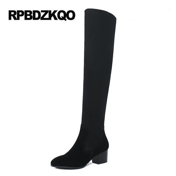 boots shoes high heel stretch over the knee fashion slim black fur sheepskin genuine leather suede thigh women long chunky1
boots shoes high heel stretch over the knee fashion slim black fur sheepskin genuine leather suede thigh women long chunky1