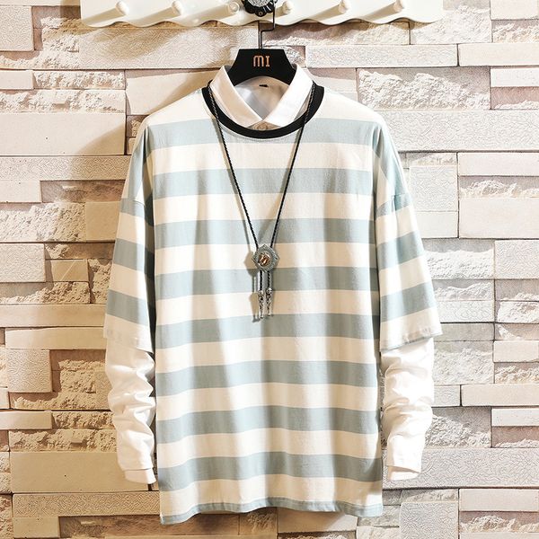 2021 new autumn mode spring oversight false pieces tshirt long moonlight from men neck t-shirt to the man superior tees ynnl, White;black
2021 new autumn mode spring oversight false pieces tshirt long moonlight from men neck t-shirt to the man superior tees ynnl, White;black