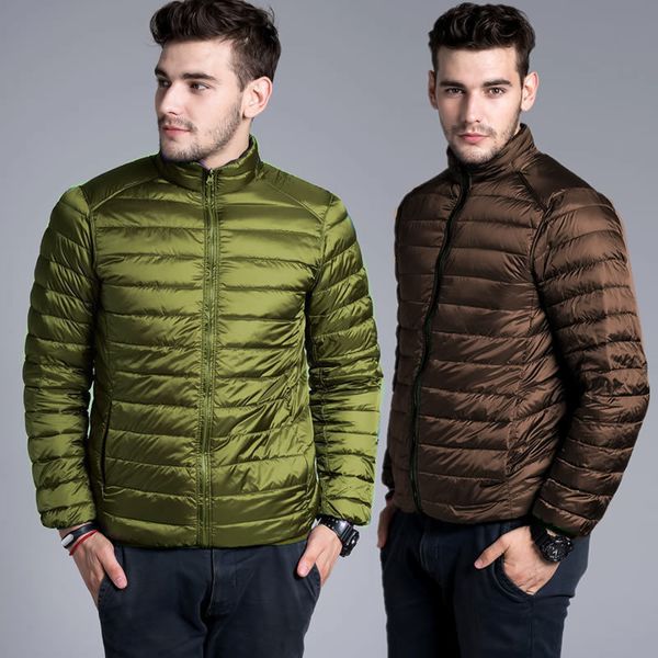 autumn and winter new korean lightweight men's stand collar short portable double-sided down jacket, Black
autumn and winter new korean lightweight men's stand collar short portable double-sided down jacket, Black