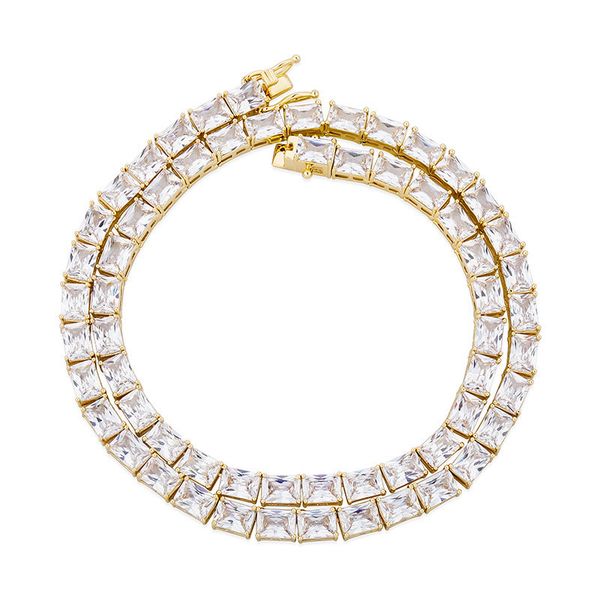 hip hop bling jewelry 6mm tennis chain iced out rectangular zircon bread bracelet necklace for men women, Silver
hip hop bling jewelry 6mm tennis chain iced out rectangular zircon bread bracelet necklace for men women, Silver