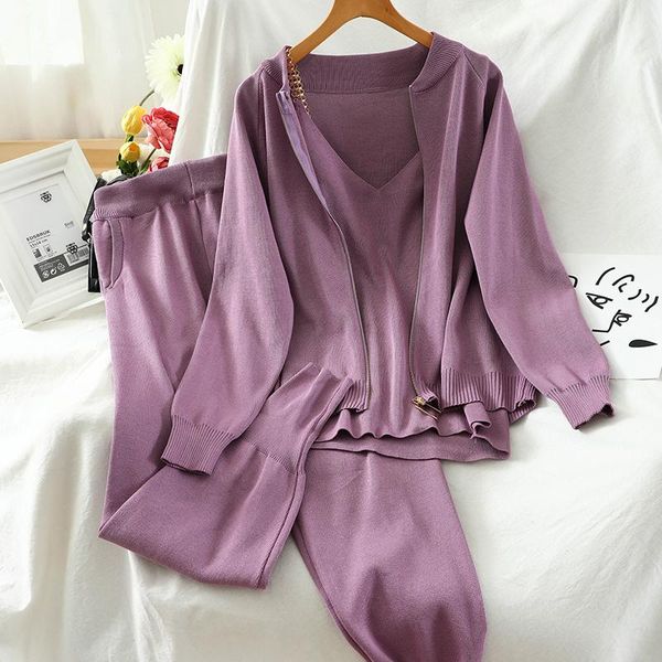 korean new 2020 autumn winter casual suit cardigan jacket + harem pants 3 pcs base suspenders vest fashion women tracksuits, Gray
korean new 2020 autumn winter casual suit cardigan jacket + harem pants 3 pcs base suspenders vest fashion women tracksuits, Gray